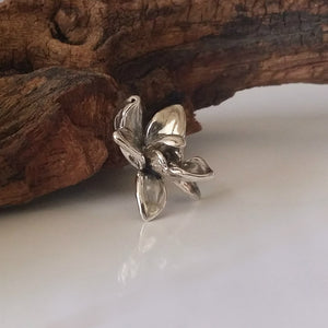 Dendrobium Necklace, Silver Orchid Necklace, Silver Orchid Necklace, Silver Necklace, Dendrobium Orchid, Wedding Bridesmaid Gifts by Dawn