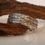 Men's Silver Branch Wedding Band, Silver Tree Branch Ring, Wide Wedding Band, Men's Twig Ring, Twig Wedding Band