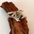 Twig Engagement Ring Set, Faceted Gemstone Branch Bridal ring, Custom Made-to-Order, Gold, Twig Wedding ring Set Hand Sculpted