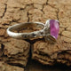 Purple Sapphire Twig Engagement Ring, White Gold Sapphire Promise Ring, Gifts for Her, Hand Sculpted by Dawn
