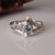 Twig Style Solitaire Ring, Blue Aquamarine Wedding Ring, Beautiful Alternative Wedding Ring, Branch, Nature, Tree Style by Dawn Vertrees