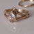 Twig Engagement Ring, 14K, 18k, Diamond Ring, Unique Engagement Ring, Moissanite Wedding Ring Set, Branch Anniversary Ring, Promise ring