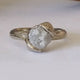 Twig Engagement Ring, Raw Uncut Rough Diamond Engagement Ring, Leaf Engagement Ring or Promise Ring in Gold by Dawn Vertrees