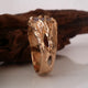 Raw Gemstone Mens Wedding Band in Gold, Raw Diamond, Sapphire or Ruby, One-of-a-kind hand sculpted Mens Twig Wedding Band by Dawn Vertrees