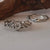 RESERVED LISTING: Sterling Silver Leaf, Twig and Vine Ring, Solitaire Only