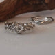 RESERVED LISTING: Sterling Silver Leaf, Twig and Vine Ring, Solitaire Only