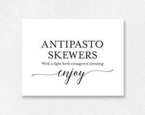 Buffet Sign, Buffet Food Sign, Buffet Cards, Food Labels, Tented Cards, Food Stations, Wedding Template, PDF Instant Download #BPB310_65