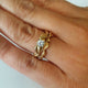 Gold Leaf, Twig and Vine Bridal Set, Hand Sculpted Twig with Leaves and Vines Wedding Set by Dawn Vertrees