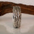 Men's Silver Branch Wedding Band, Silver Tree Branch Ring, Wide Wedding Band, Men's Twig Ring, Twig Wedding Band