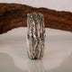 Men's Silver Branch Wedding Band, Silver Tree Branch Ring, Wide Wedding Band, Men's Twig Ring, Twig Wedding Band