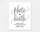 Photo Booth Sign Printable, Photo Booth Sign, Wedding Printable, Wedding Sign, Wedding Ideas, PDF Instant Download #BPB203_67