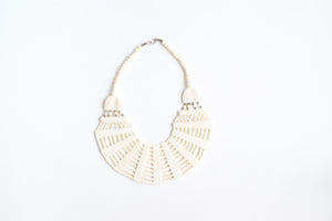 Bone Beads Multi Strand Ethnic Tribal Necklace Nepalese Jewelry