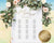 Gold Wedding Seating Chart, Seating Chart Printable, Seating Chart Template, Seating Board, Wedding Sign, PDF Instant Download #BPB324_52
