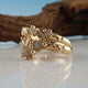 One-of-a-Kind Hand Sculpted and Delicate, New Leaf and Pebble Rough Diamond Collection by Dawn Vertrees
