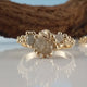 One-of-a-Kind Hand Sculpted and Delicate, New Leaf and Pebble Rough Diamond Collection by Dawn Vertrees