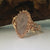 Leaf and Pebble Collection, Raw Rough Morganite One-of-a-Kind Hand Sculpted with Three Rough Diamonds in Gold