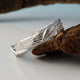 Twig Wedding Band with Leaves in Silver, Gold or Platinum, Hand Sculpted by Dawn Vertrees