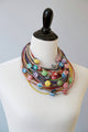 Recyled Flipflop Bead Necklace - Multi