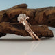 Raw Uncut Twig Diamond Engagement Ring Set, Diamond Wedding Ring, 14k Rose Gold (shown) Rings, Bridal Ring Set by Dawn Vertrees