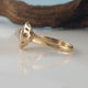 2 Carat Rough Diamond Halo Engagement Ring, 14k Yellow Gold One of a kind by Dawn Vertrees