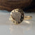 2 Carat Rough Diamond Halo Engagement Ring, 14k Yellow Gold One of a kind by Dawn Vertrees