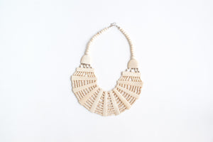 Bone Beads Multi Strand Ethnic Tribal Necklace Nepalese Jewelry