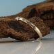 14k Yellow Gold Stackable Diamond Twig Wedding Band, 8 Diamonds Wedding Band hand sculpted by Dawn Vertrees