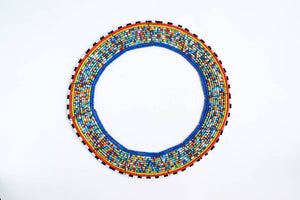 Maasai beaded choker neckpiece