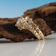 One-of-a-Kind Hand Sculpted and Delicate, New Leaf and Pebble Rough Diamond Collection by Dawn Vertrees