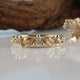 One-of-a-Kind Hand Sculpted and Delicate, New Leaf and Pebble Rough Diamond Collection by Dawn Vertrees