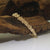 New Leaf and Pebble Wedding Band, Hand Sculpted, Gold Stacking Wedding Bandby Dawn Vertrees