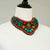 Tibet beaded choker turquoise bib necklace