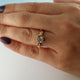Rough Dodecahedron Diamond, Leaf and Pebble Collection, One-of-a-Kind Hand Sculpted Engagement, Wedding Ring by Dawn Vertrees