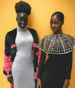 Special Sale! Ankara Meduim laced Cape Multiprint