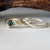 Made to Order 14k Leaf & Twig Sapphire Wedding Set, Leaf and Twig Diamond Bridal Set, Round Diamond, Hand Sculpted by Dawn Vertrees