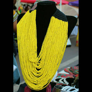 SALE - 100 Strand Glassbeads Necklace