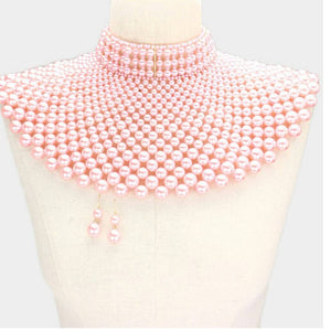 Pearl Bib Neclace