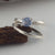 Blue Montana Sapphire Twig Bridal Set, Sterling Silver with Colorful Sapphires by Dawn Vertrees