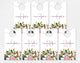 Nursery Closet Dividers, Baby Closet Dividers, Closet Organizer, Nursery Decor, Floral Nursery, PDF Instant Download #BPB328_7