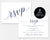 Navy RSVP Cards, RSVP Postcard, rsvp template, wedding rsvp cards, wedding rsvp postcards, rsvp online, PDF Instant Download #BPB320_1_1