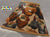 Country Chickens Rooster Hens Fabric Lamp Shade (10 Sizes to Choose From)