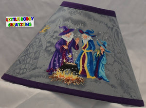 Wizard Wizards Magic Fabric Lamp Shade (10 Sizes to Choose From)