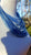 Recyled Flipflop Multistrand Necklace - blue