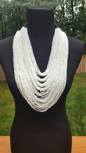 SALE - 100 Strand Glassbeads Necklace