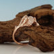 Twig Engagement Ring, Uncut Rough White Sapphire in 14k Yellow, White, Green or Rose Gold  (Solitaire Only) White Sapphires by Dawn Vertrees