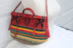 Halimatu Straw Leather bag, Vintage bag, Authentic hand made messenger bag