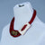 Genuine leather Multi-strand Statement necklace with Horn, bone and stone _ multi