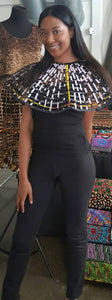 Special Sale! Ankara Meduim laced Cape Multiprint