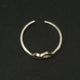 Silver Mountain Range Toe Ring