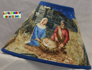 Christmas Jesus Nativity Scene Lamp Shade (10 Sizes to Choose From)
